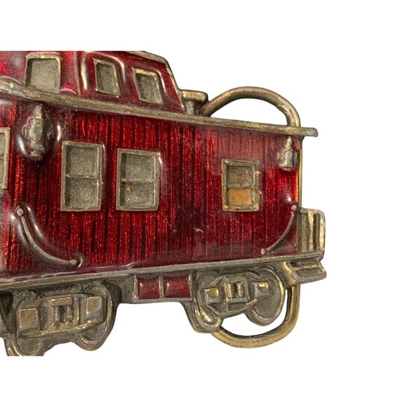 Vintage The Great American Chicago Belt Buckle Train Caboose 1979 (1151) - Picture 4 of 5